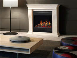 Ruby Fires Kreta Mini fossielsteen incl. Mystic Fire MF1510H